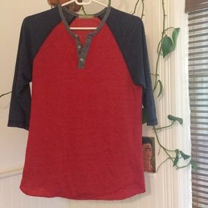 Baseball 3/4 length shirt